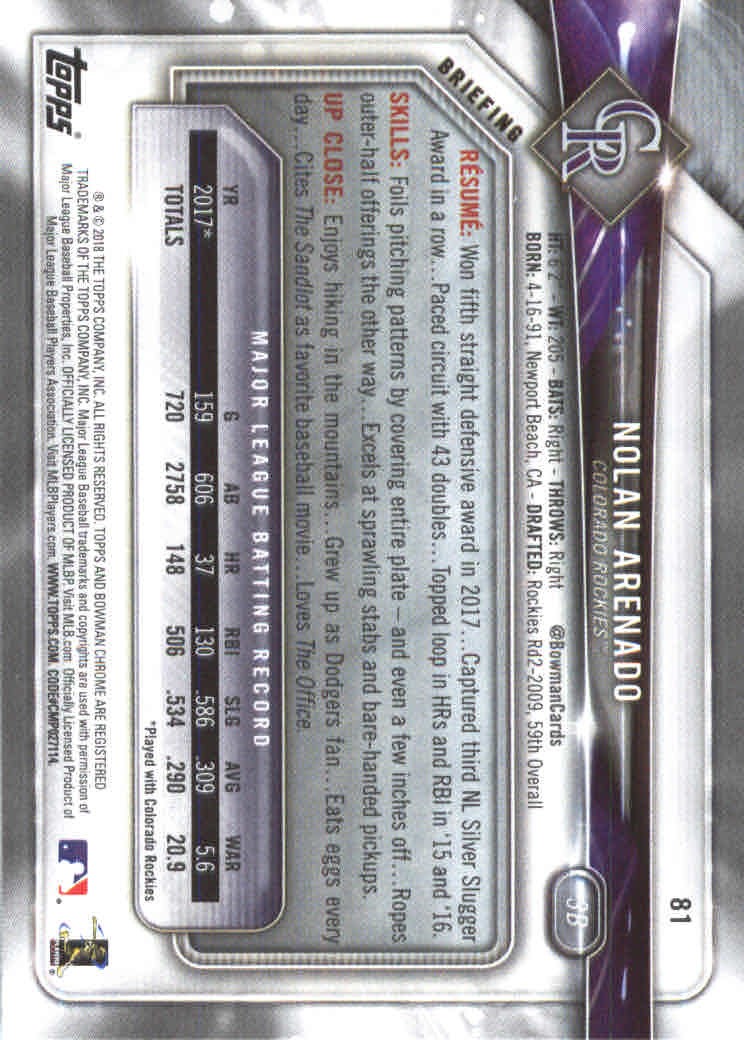 2018 Bowman Baseball Main Set and Parallel Cards - Picture 156 of 202