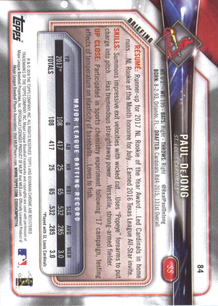 2018 Bowman Baseball Main Set and Parallel Cards - Picture 162 of 202