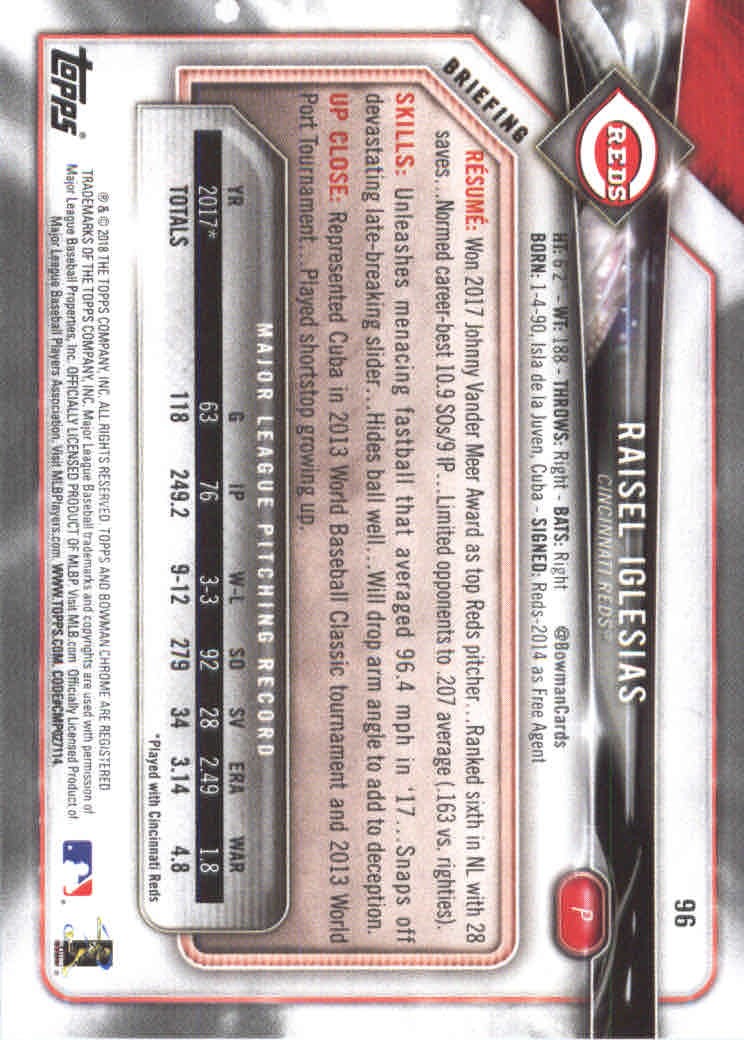 2018 Bowman Baseball Main Set and Parallel Cards - Picture 186 of 202