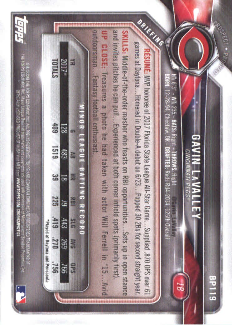 2018 Bowman Baseball Prospects and Parallel Cards - Picture 229 of 297