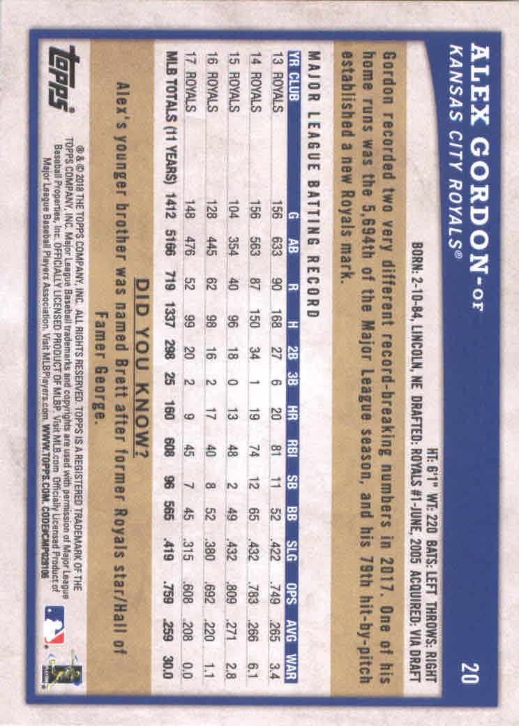 2018 Topps Big League Baseball Part 1 Main Set Cards #1 to #250 - Picture 41 of 484