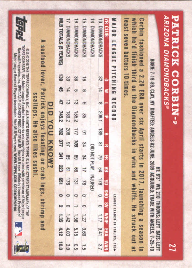2018 Topps Big League Baseball Part 1 Main Set Cards #1 to #250 - Picture 55 of 484