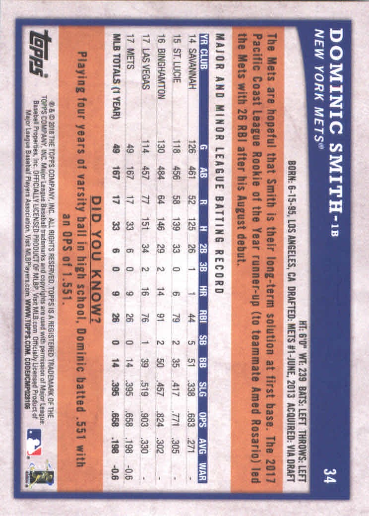 2018 Topps Big League Baseball Part 1 Main Set Cards #1 to #250 - Picture 67 of 484