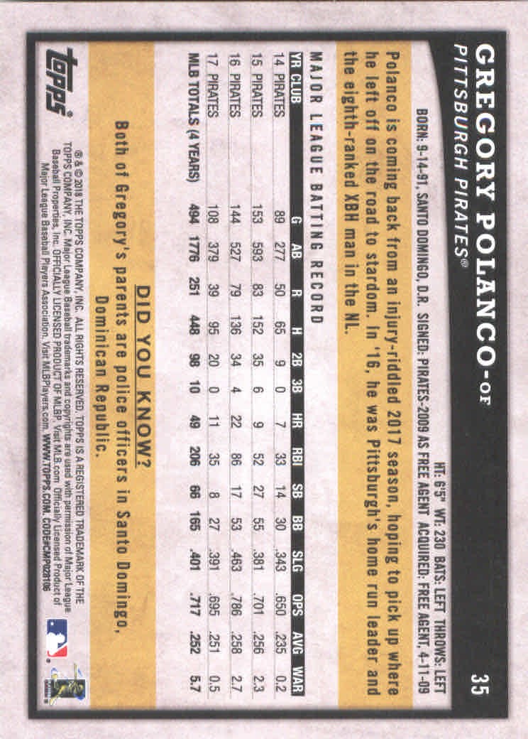 2018 Topps Big League Baseball Part 1 Main Set Cards #1 to #250 - Picture 69 of 484