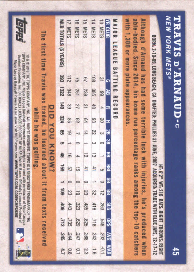 2018 Topps Big League Baseball Part 1 Main Set Cards #1 to #250 - Picture 87 of 484