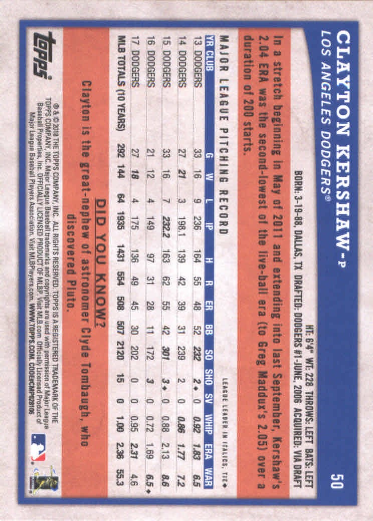 2018 Topps Big League Baseball Part 1 Main Set Cards #1 to #250 - Picture 97 of 484