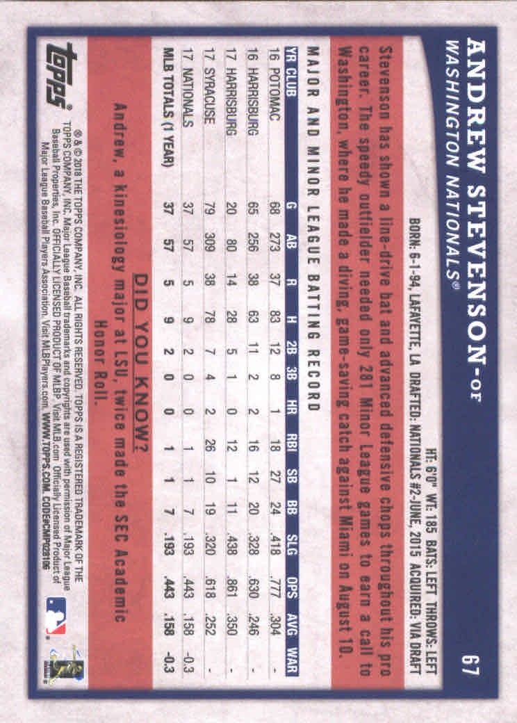 2018 Topps Big League Baseball Part 1 Main Set Cards #1 to #250 - Picture 131 of 484