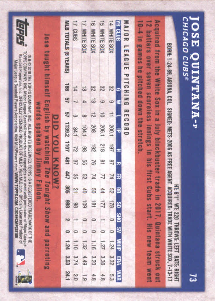 2018 Topps Big League Baseball Part 1 Main Set Cards #1 to #250 - Picture 143 of 484