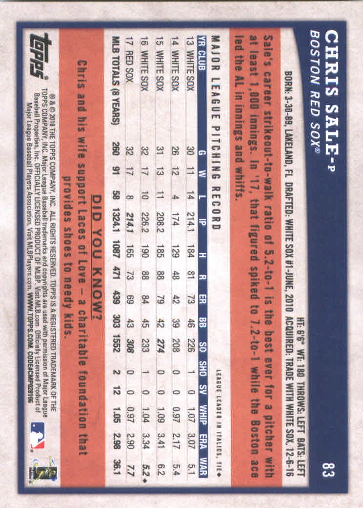 2018 Topps Big League Baseball Part 1 Main Set Cards #1 to #250 - Picture 163 of 484