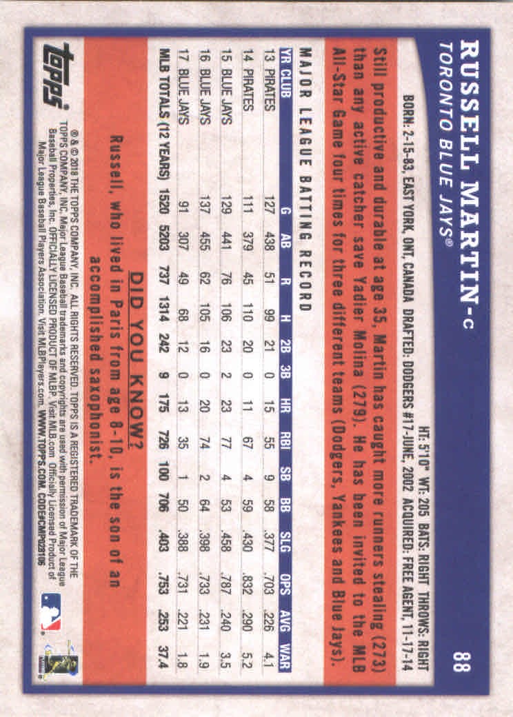 2018 Topps Big League Baseball Part 1 Main Set Cards #1 to #250 - Picture 173 of 484