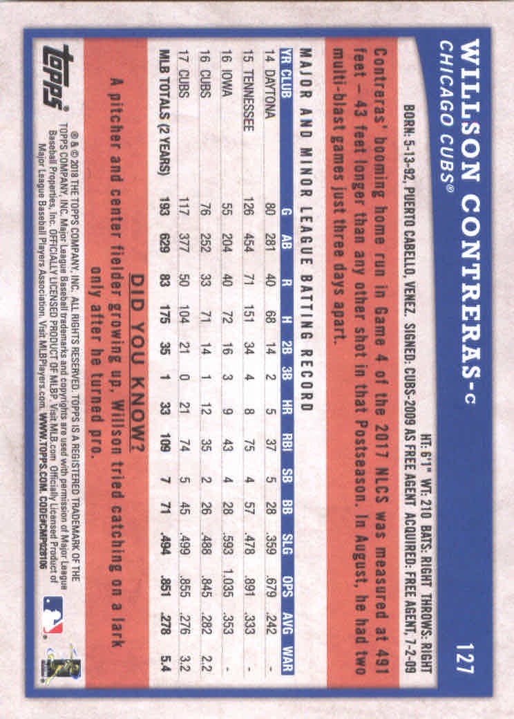 2018 Topps Big League Baseball Part 1 Main Set Cards #1 to #250 - Picture 250 of 484
