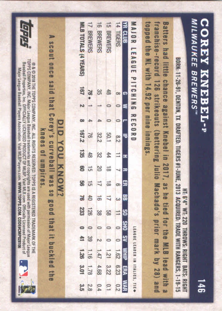 2018 Topps Big League Baseball Part 1 Main Set Cards #1 to #250 - Picture 286 of 484