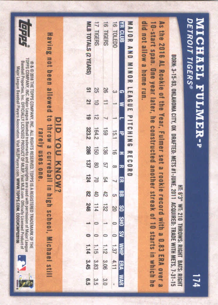 2018 Topps Big League Baseball Part 1 Main Set Cards #1 to #250 - Picture 334 of 484