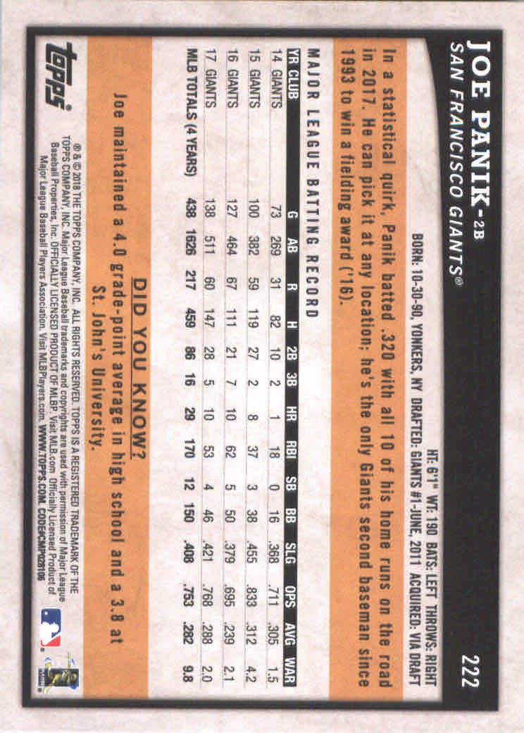 2018 Topps Big League Baseball Part 1 Main Set Cards #1 to #250 - Picture 428 of 484