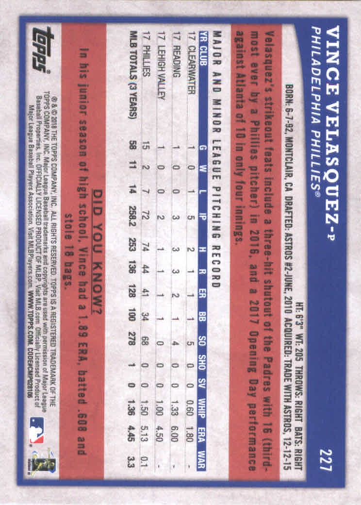 2018 Topps Big League Baseball Part 1 Main Set Cards #1 to #250 - Picture 438 of 484