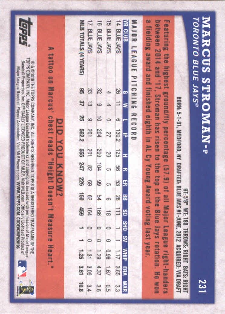 2018 Topps Big League Baseball Part 1 Main Set Cards #1 to #250 - Picture 446 of 484