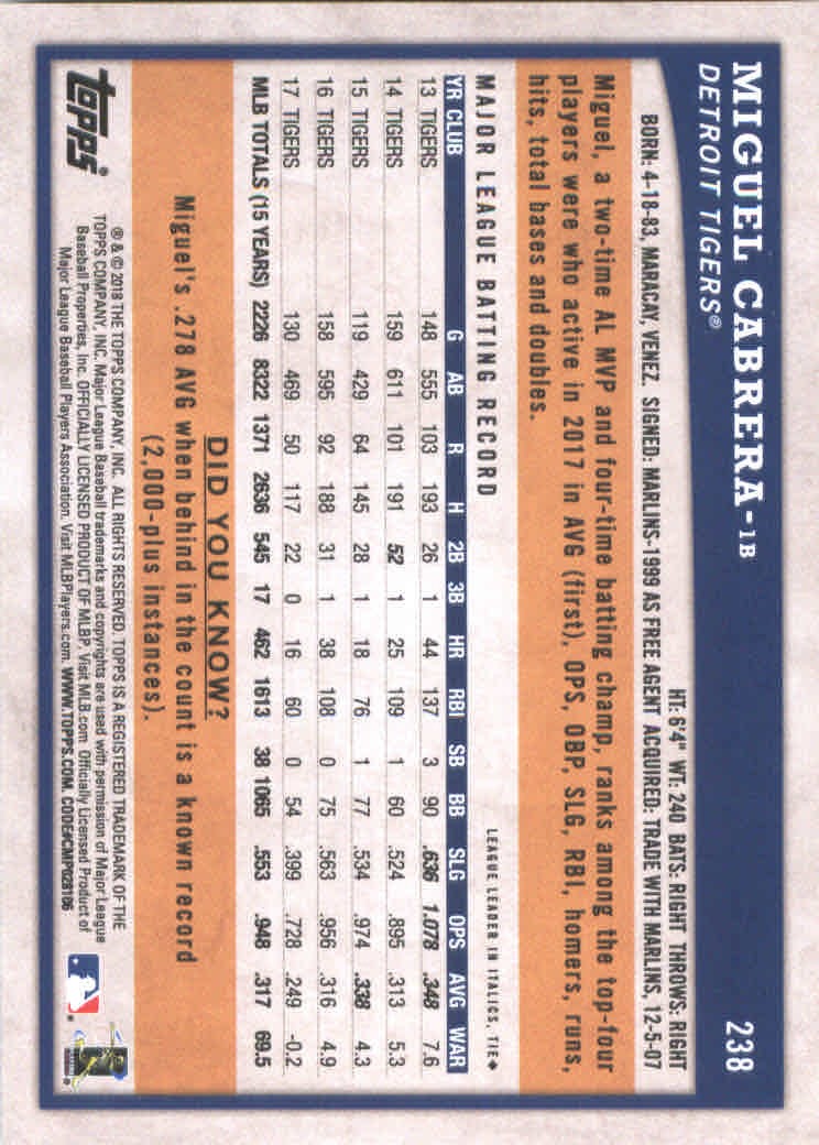 2018 Topps Big League Baseball Part 1 Main Set Cards #1 to #250 - Picture 460 of 484