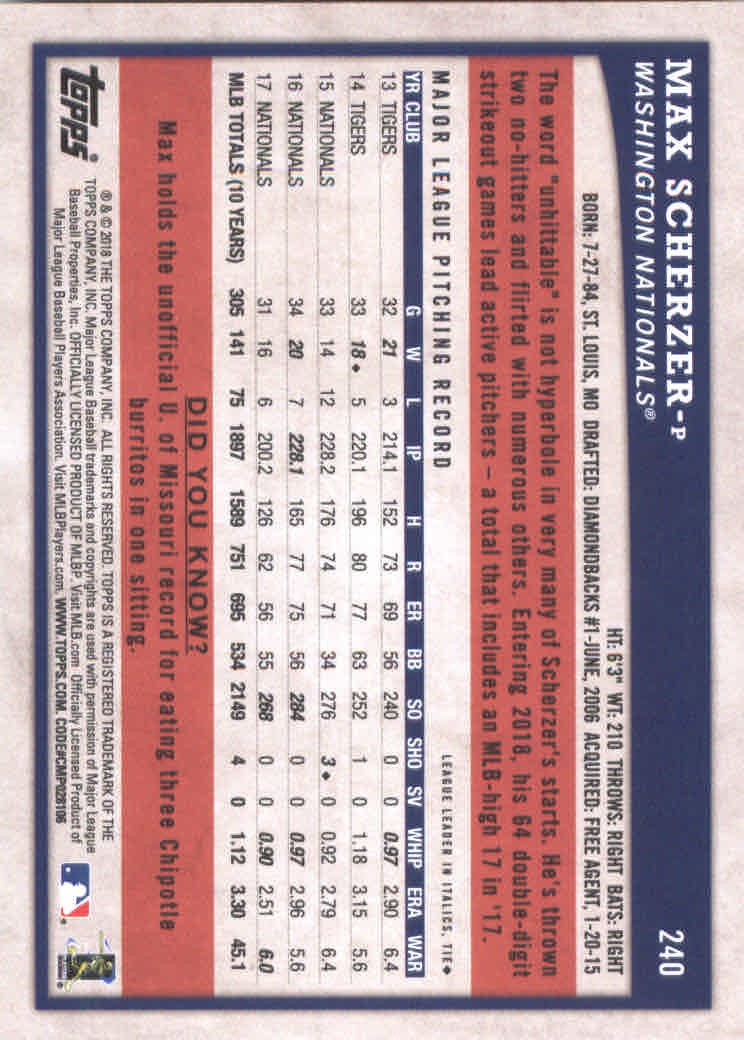 2018 Topps Big League Baseball Part 1 Main Set Cards #1 to #250 - Picture 464 of 484