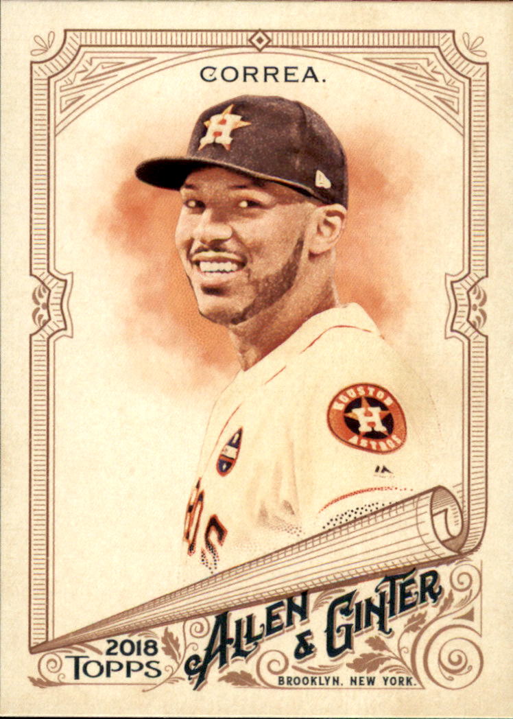 2018 Topps Allen and Ginter Baseball Part 1 Main Set Card #1 to #200 - Picture 54 of 373