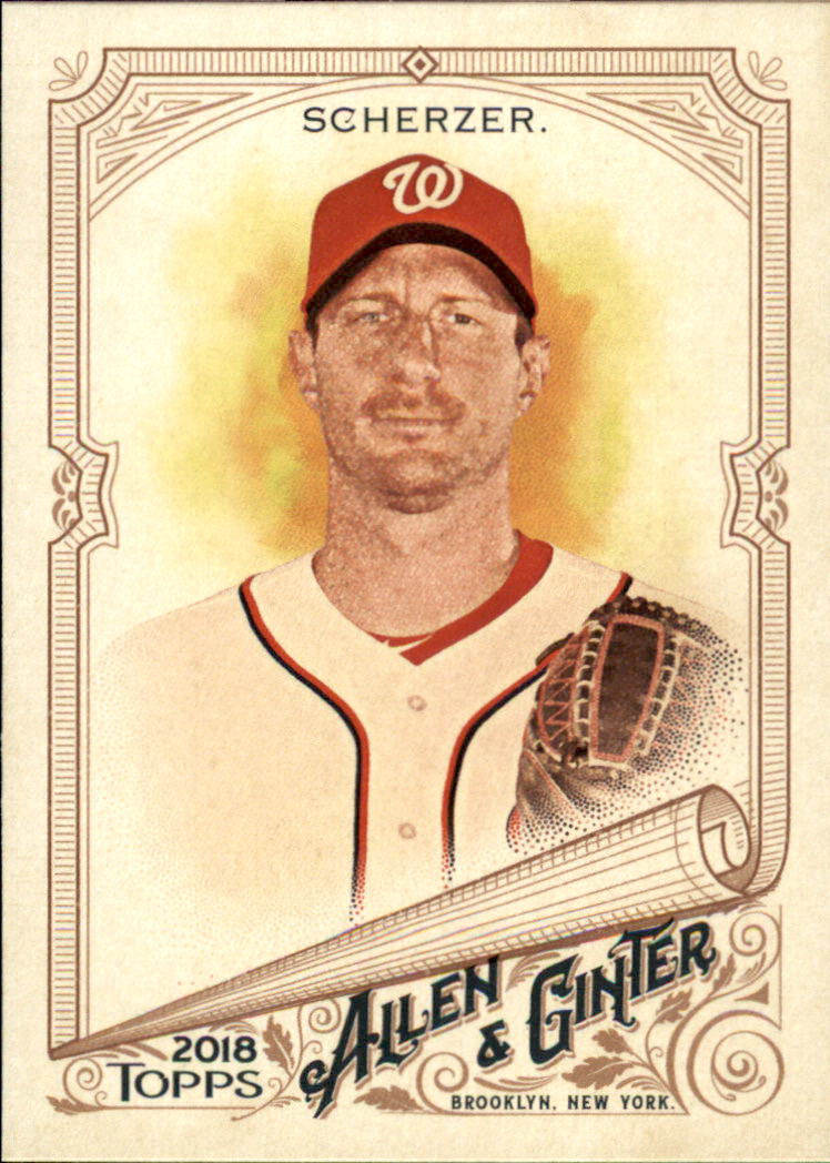 2018 Topps Allen and Ginter Baseball Part 1 Main Set Card #1 to #200 - Picture 74 of 373