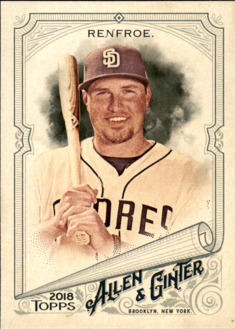 2018 Topps Allen and Ginter Baseball Part 1 Main Set Card #1 to #200 - Picture 282 of 373