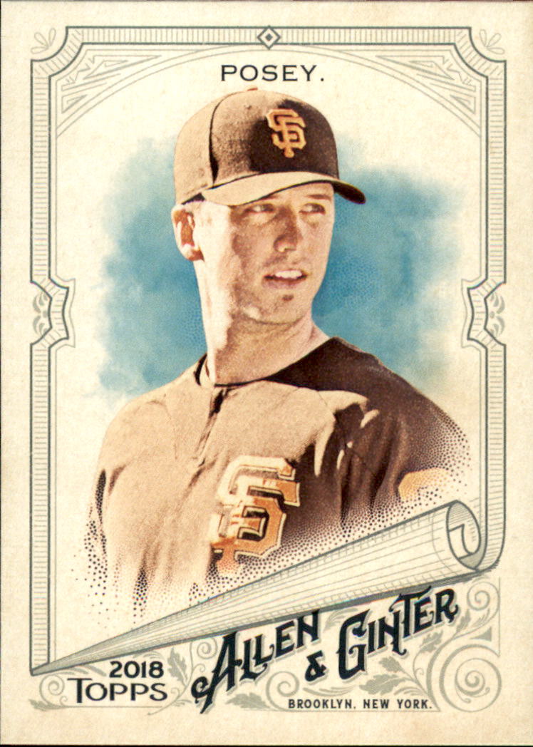 2018 Topps Allen and Ginter Baseball Part 1 Main Set Card #1 to #200 - Picture 316 of 373