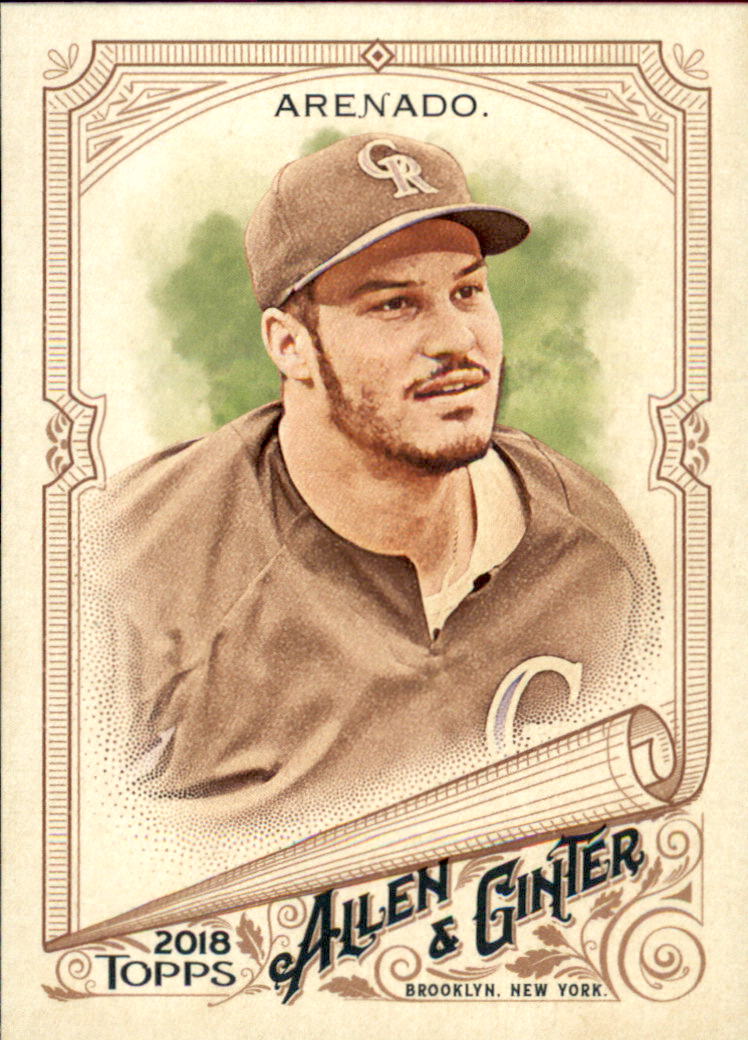 2018 Topps Allen and Ginter Baseball Part 1 Main Set Card #1 to #200 - Picture 318 of 373