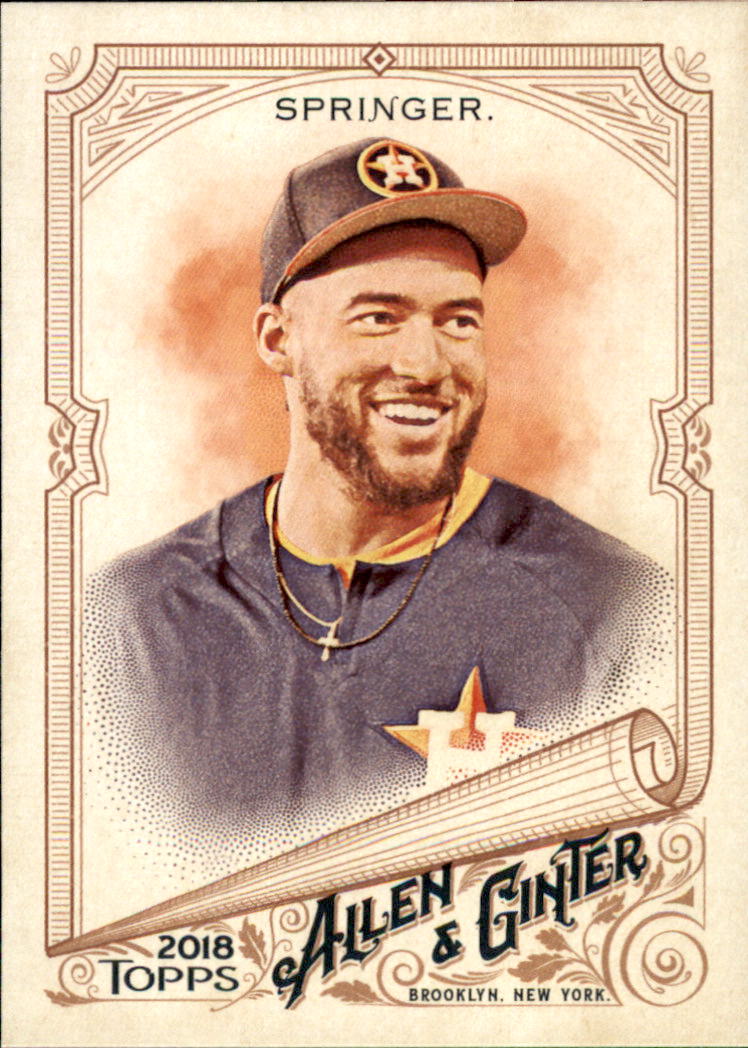 2018 Topps Allen and Ginter Baseball Part 1 Main Set Card #1 to #200 - Picture 344 of 373