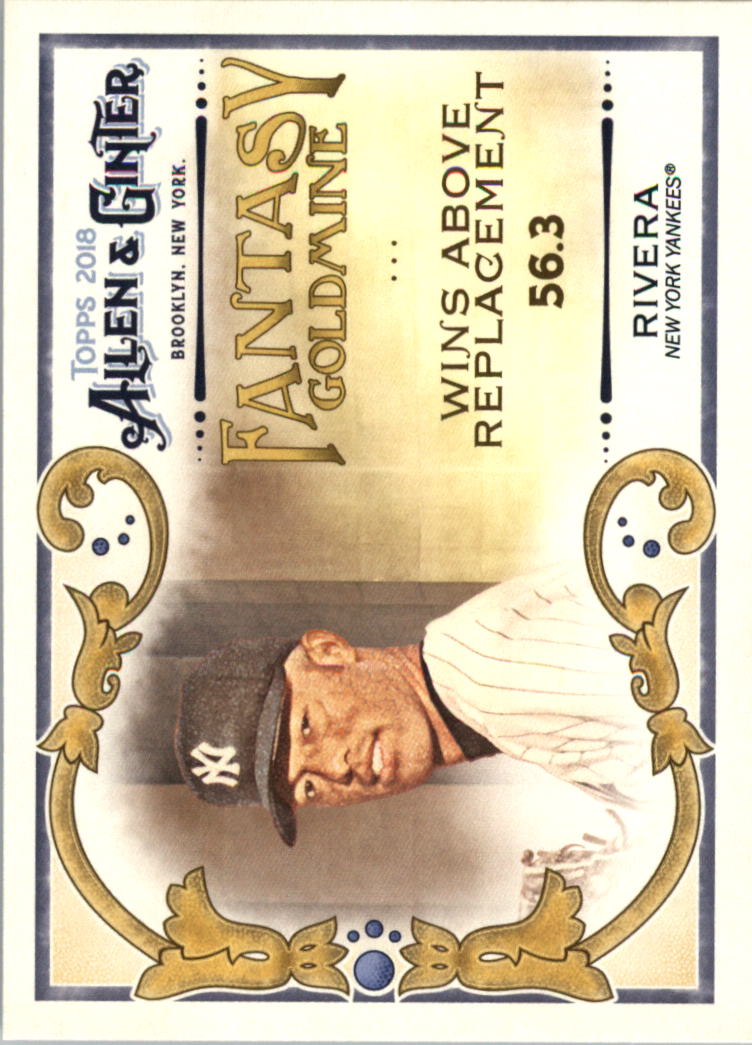 YOU PICK CARDS 2018 Topps Allen and Ginter Fantasy Gold Baseball Card Singles 