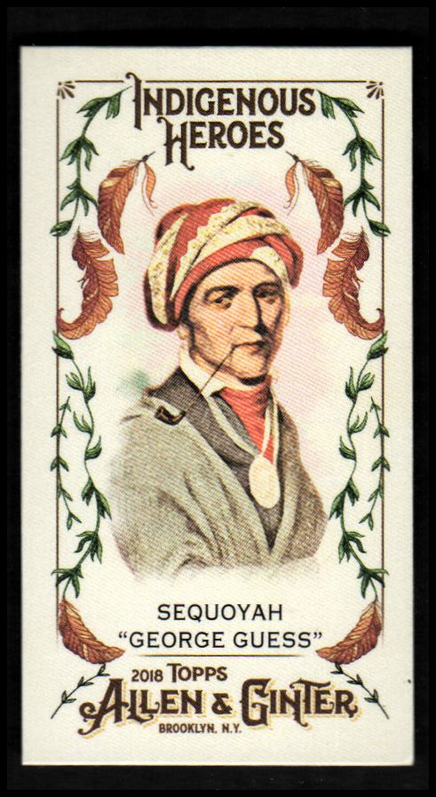 2018 Topps Allen and Ginter Mini Indigenous Heroes YOU PICK - Picture 16 of 31
