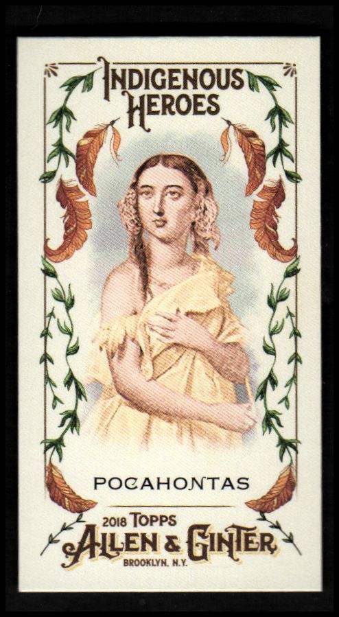 2018 Topps Allen and Ginter Mini Indigenous Heroes YOU PICK - Picture 18 of 31