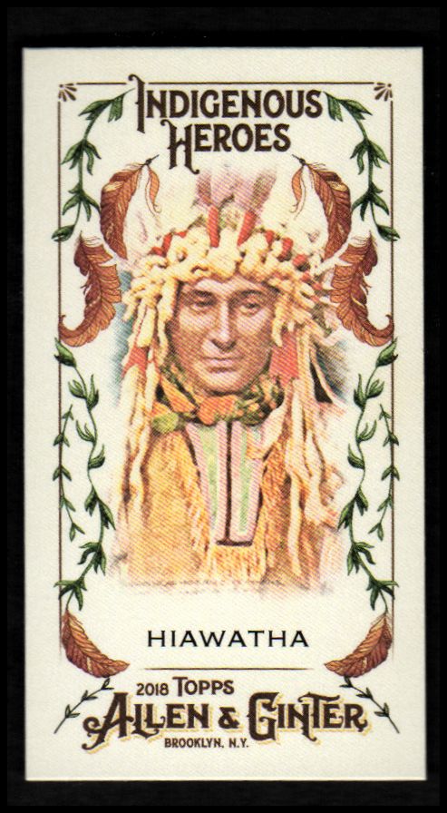 2018 Topps Allen and Ginter Mini Indigenous Heroes YOU PICK - Picture 20 of 31