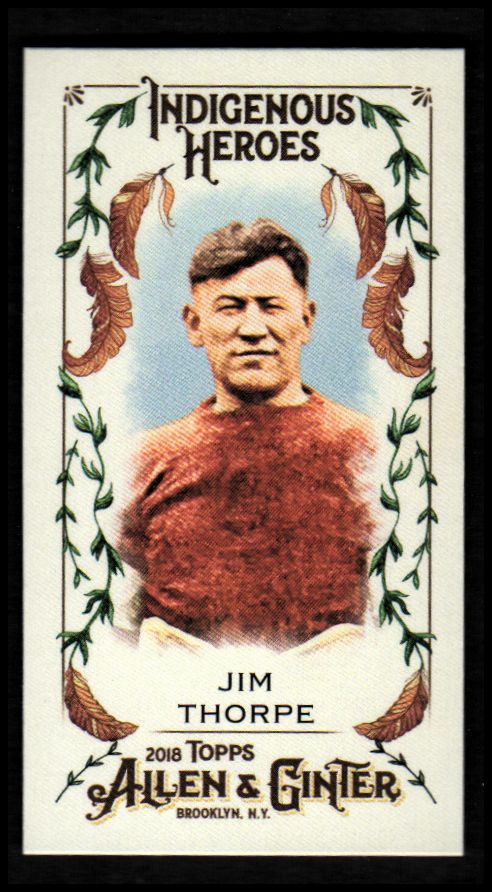 2018 Topps Allen and Ginter Mini Indigenous Heroes YOU PICK - Picture 24 of 31