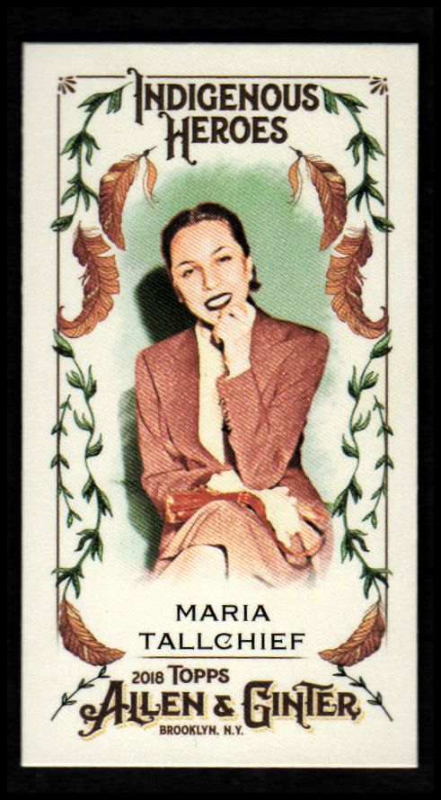 2018 Topps Allen and Ginter Mini Indigenous Heroes YOU PICK - Picture 30 of 31