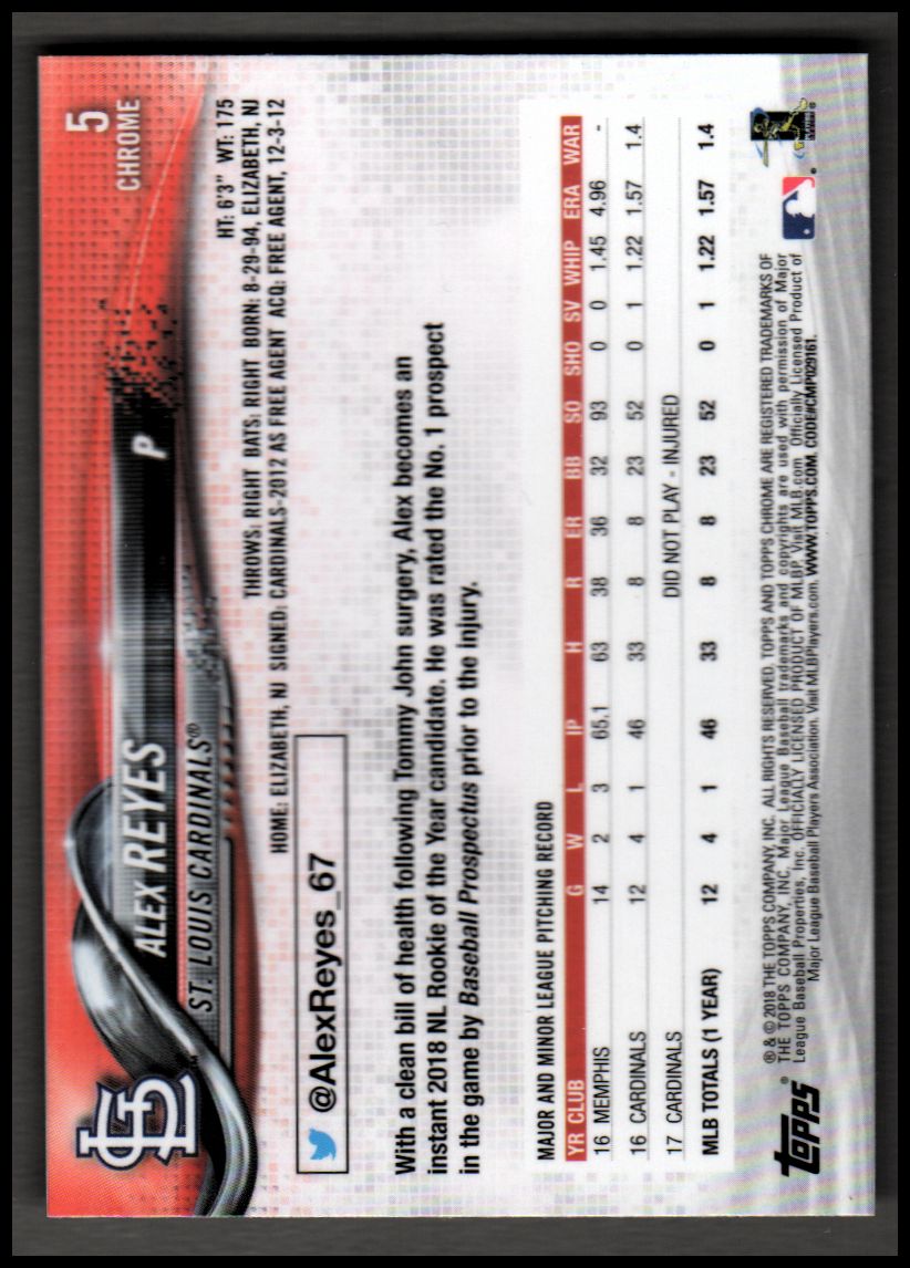 2018 Topps Chrome Prism Refractors Baseball Singles! Pick From List! - Picture 3 of 92