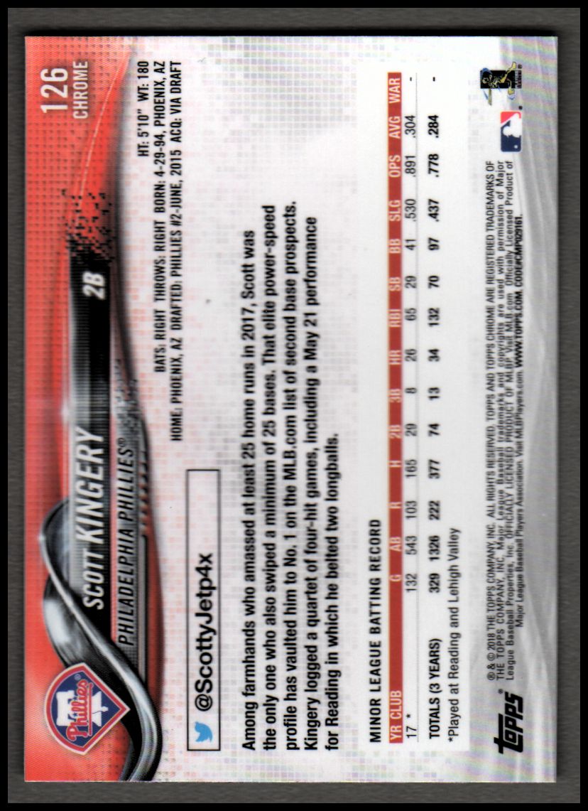 2018 Topps Chrome Prism Refractors Baseball Singles! Pick From List! - Picture 57 of 92