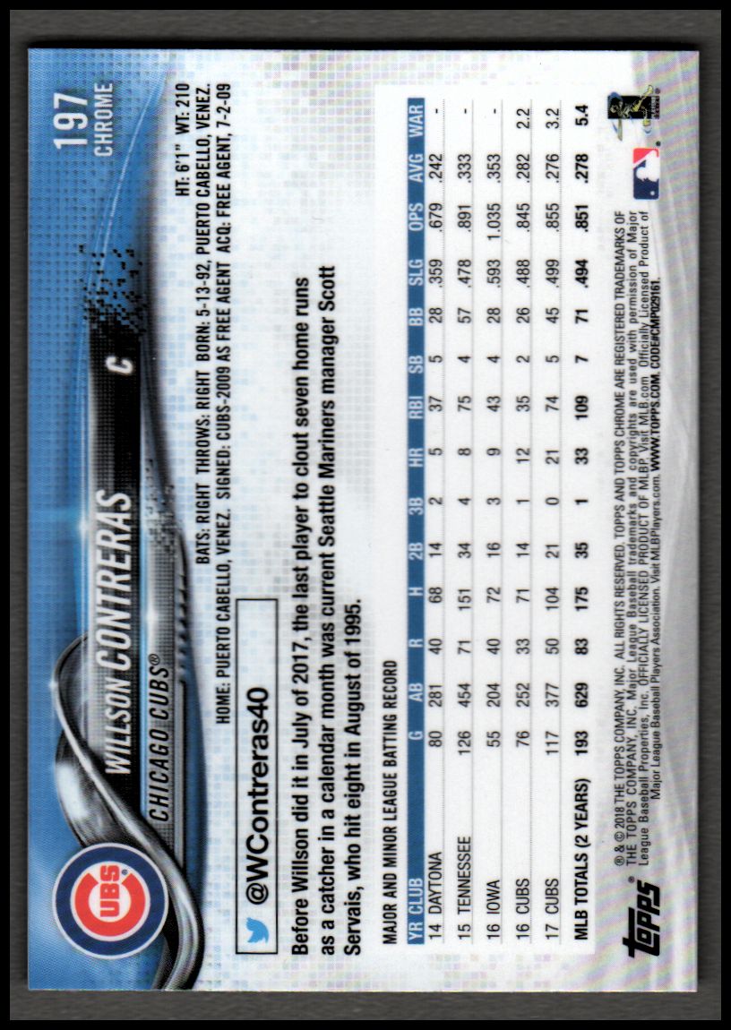 2018 Topps Chrome Prism Refractors Baseball Singles! Pick From List! - Picture 91 of 92