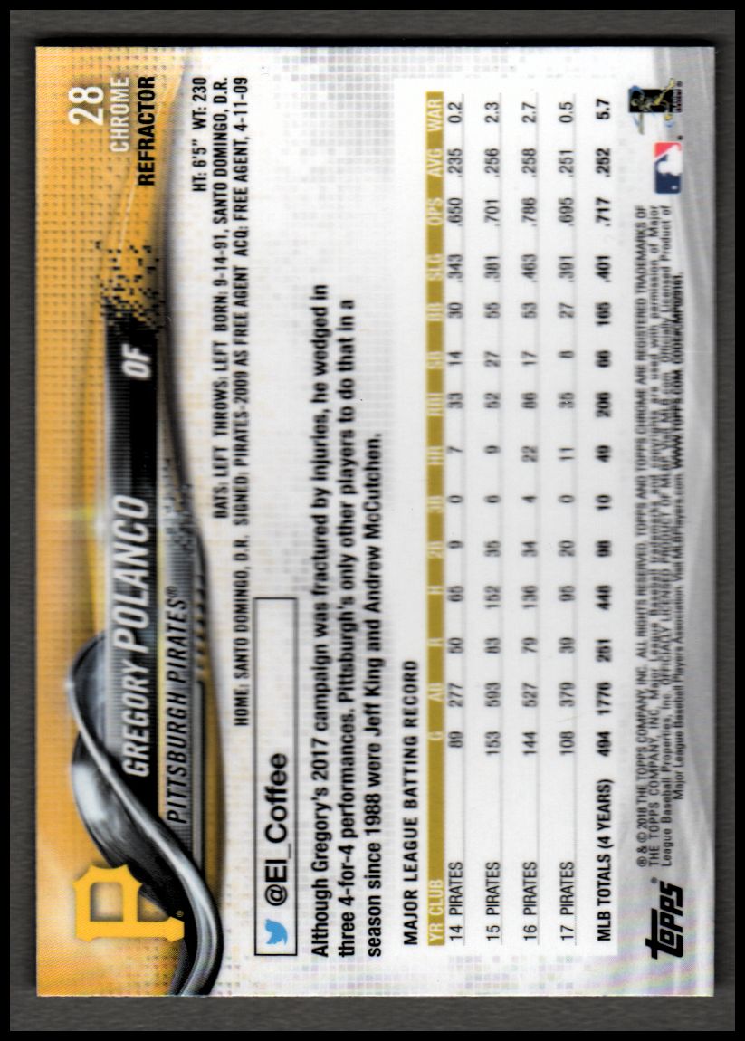 2018 Topps Chrome Baseball Sepia Refractors Singles Pick From List - Picture 13 of 89