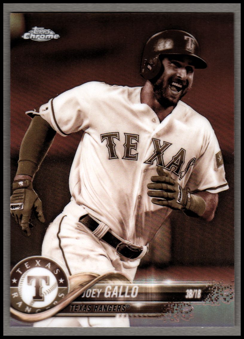 CARDS 1-50 2018 Topps Chrome Sephia Refractors U-Pick Build your set 