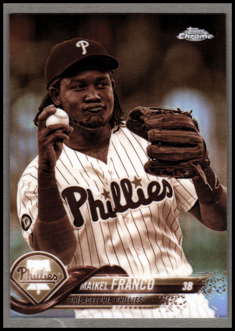 2018 Topps Chrome Baseball Sepia Refractors Singles Pick From List - Picture 58 of 89