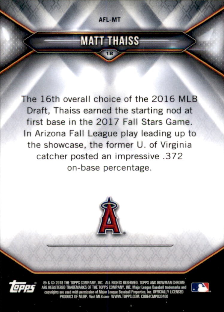 2018 Bowman Chrome Baseball Part 2 Insert, Parallel and Autograph Cards - Picture 5 of 75