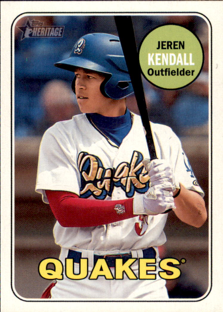 2018 Topps Heritage Minors Baseball Card Pick