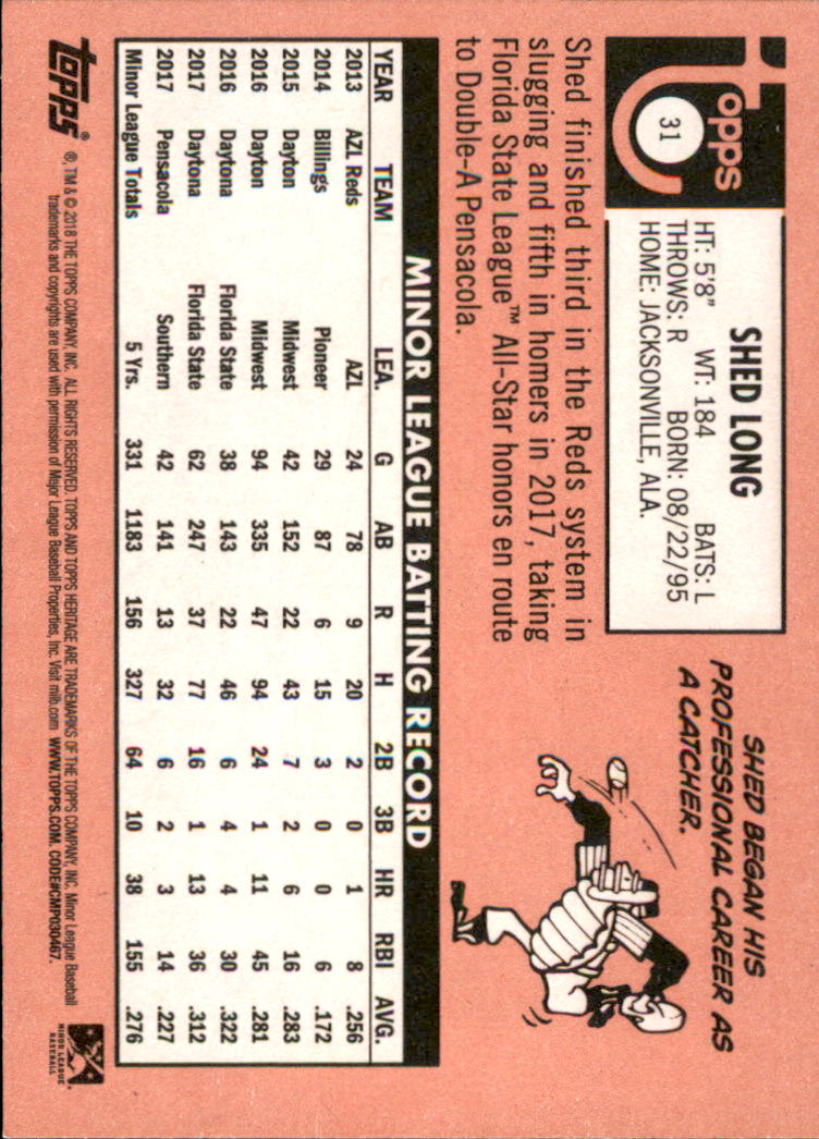 2018 Topps Heritage Minors Baseball Singles - You Choose - Picture 35 of 215