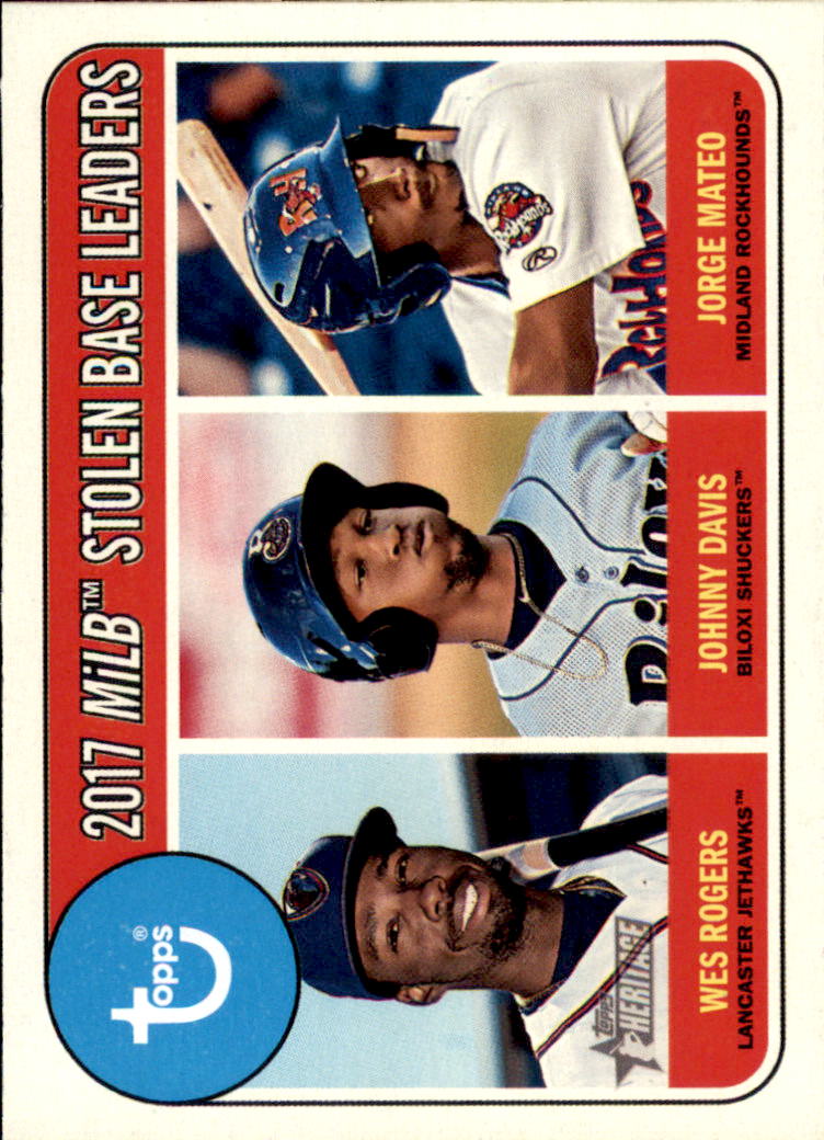 2018 Topps Heritage Minors Baseball Singles - You Choose - Picture 204 of 215