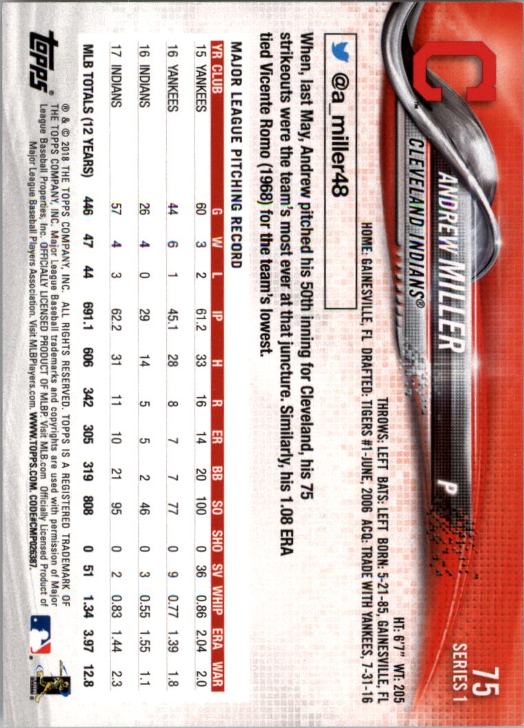 2018 Topps Limited Baseball 1-100 YOU PICK - Picture 141 of 187