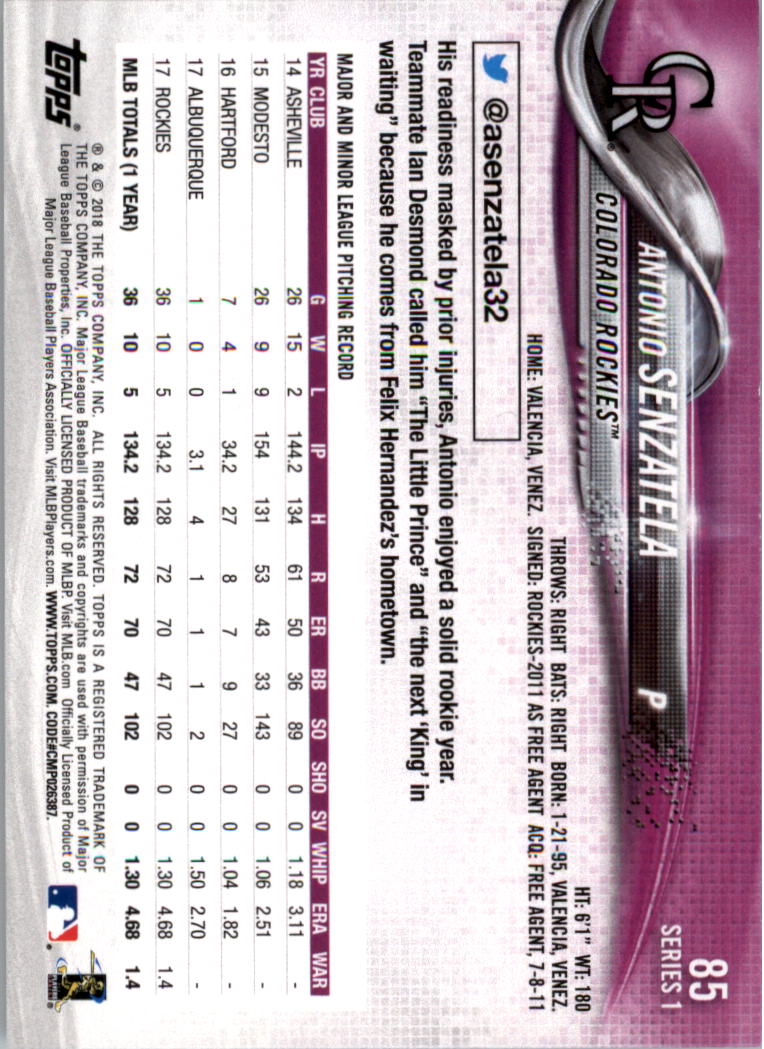 2018 Topps Limited Baseball 1-100 YOU PICK - Picture 161 of 187