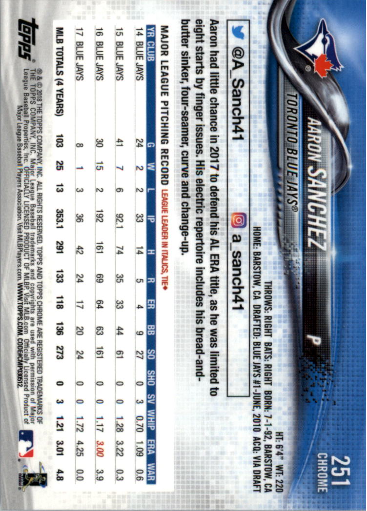 Topps Chrome Sapphire Edition 201-300 2018 SCEGLI TU - Foto 43 di 69