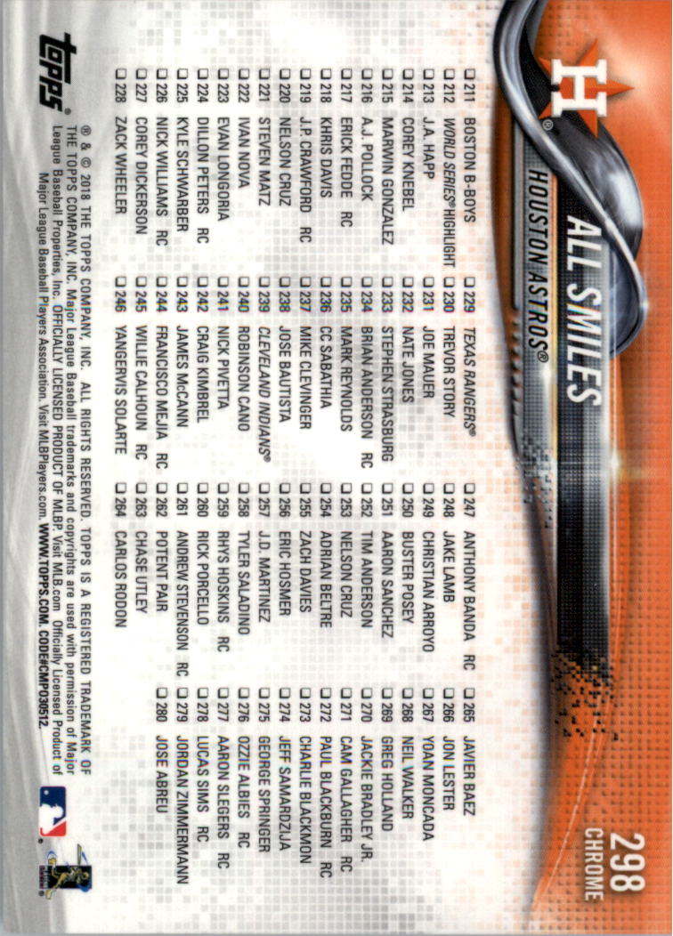 Topps Chrome Sapphire Edition 201-300 2018 SCEGLI TU - Foto 69 di 69