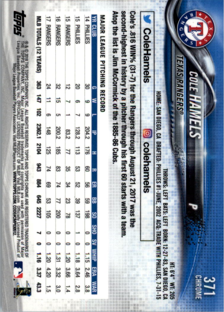 Topps Chrome Sapphire Edition 301-400 2018 tú eliges - Imagen 63 de 87