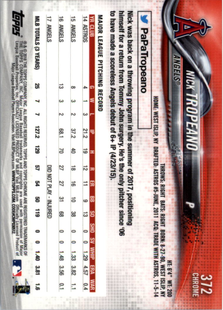 Topps Chrome Sapphire Edition 301-400 2018 tú eliges - Imagen 65 de 87